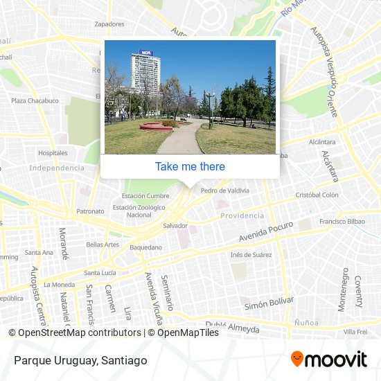 Parque Uruguay map