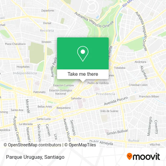 Parque Uruguay map