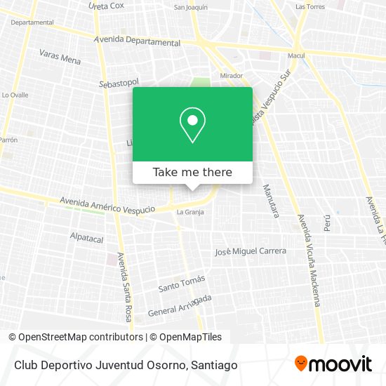 Club Deportivo Juventud Osorno map