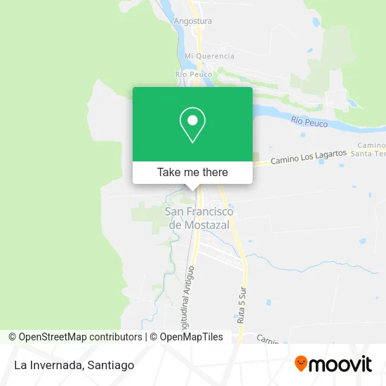Mapa de La Invernada