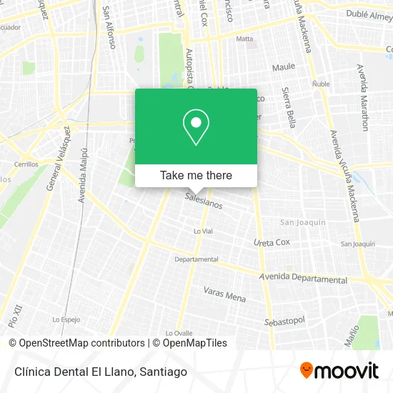 Clínica Dental El Llano map