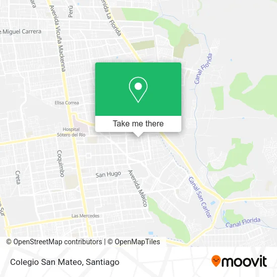 Colegio San Mateo map