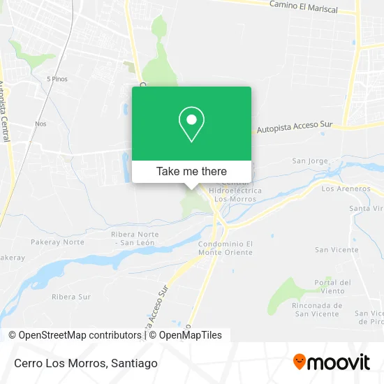 Cerro Los Morros map