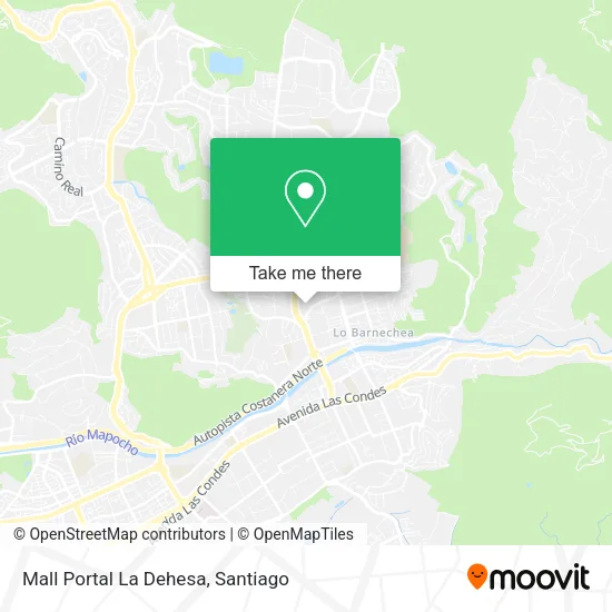 Mall Portal La Dehesa map