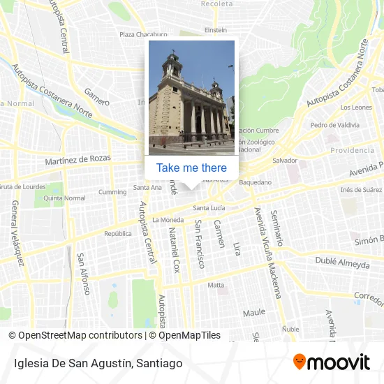 Iglesia De San Agustín map