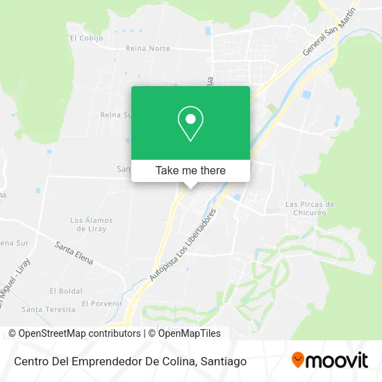 Centro Del Emprendedor De Colina map