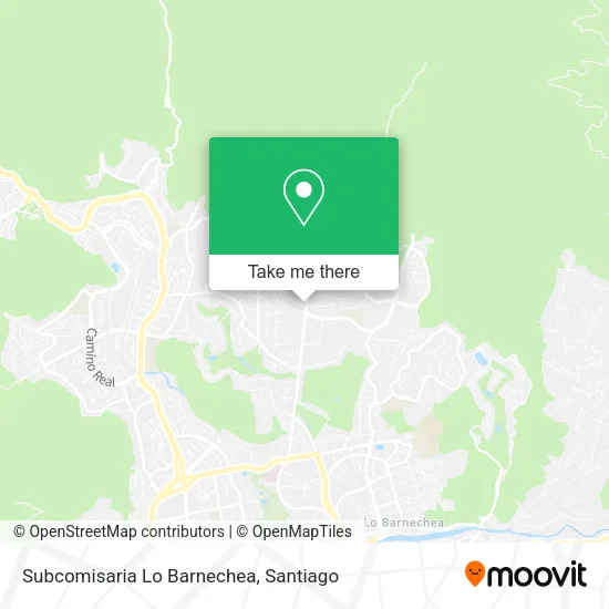 Subcomisaria Lo Barnechea map