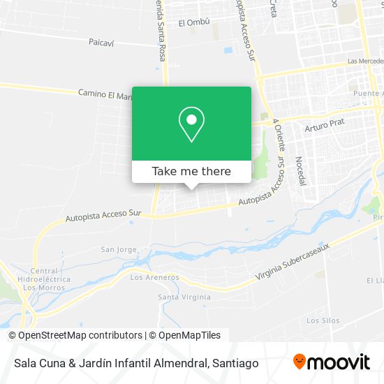 Mapa de Sala Cuna & Jardín Infantil Almendral