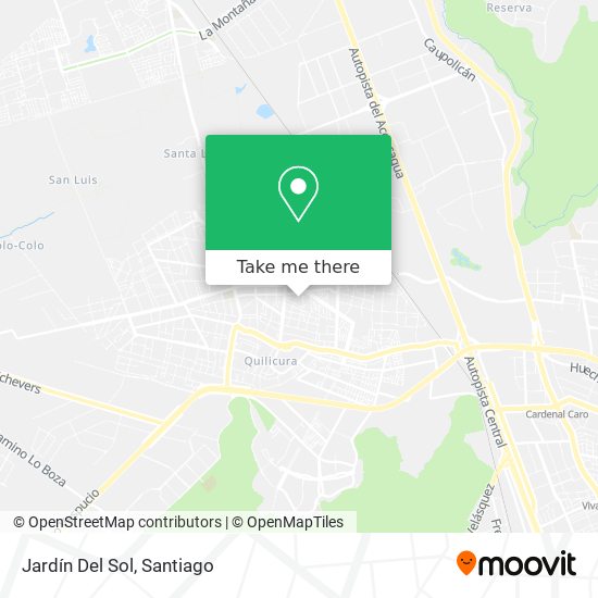 Mapa de Jardín Del Sol