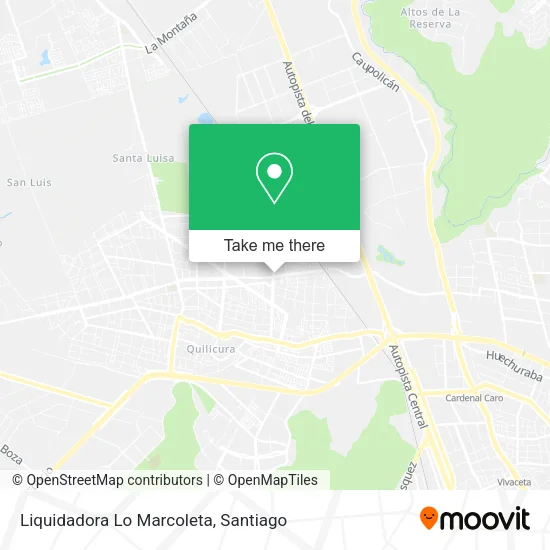 Liquidadora Lo Marcoleta map