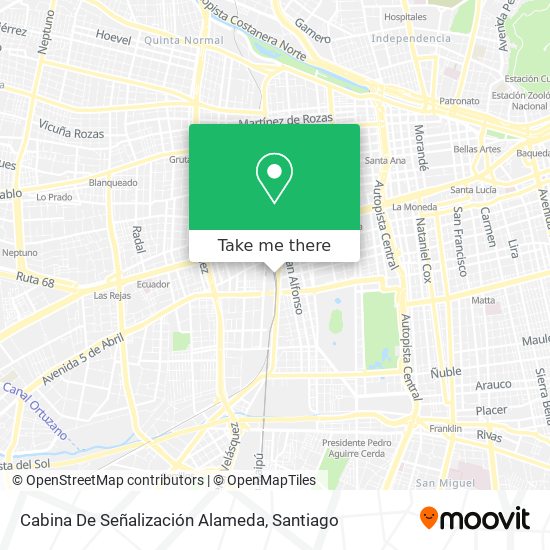 Cabina De Señalización Alameda map