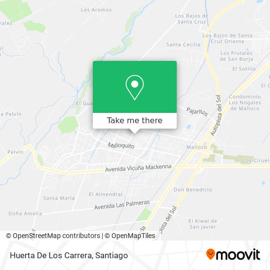 Huerta De Los Carrera map