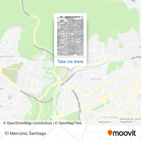 El Mercurio map