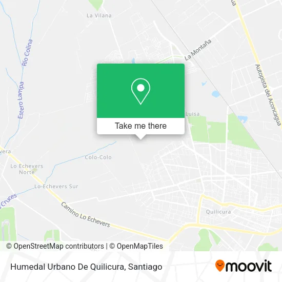 Humedal Urbano De Quilicura map