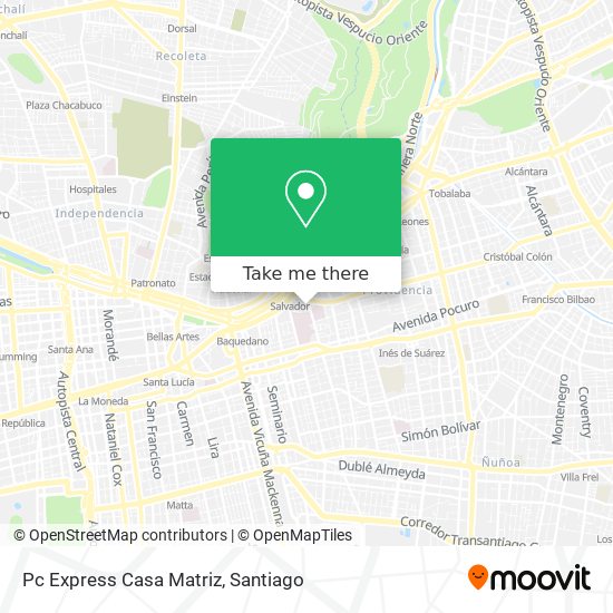 Pc Express Casa Matriz map