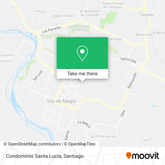 Condominio Santa Lucía map