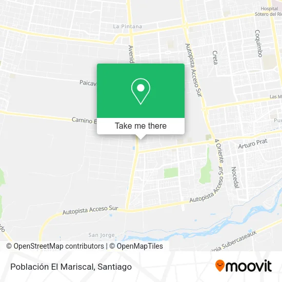 Población El Mariscal map