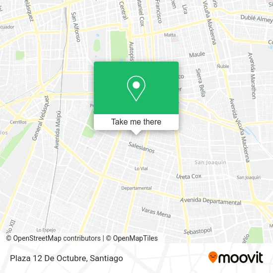 Plaza 12 De Octubre map