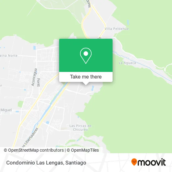 Condominio Las Lengas map
