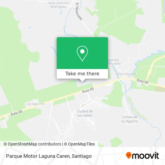 Parque Motor Laguna Caren map