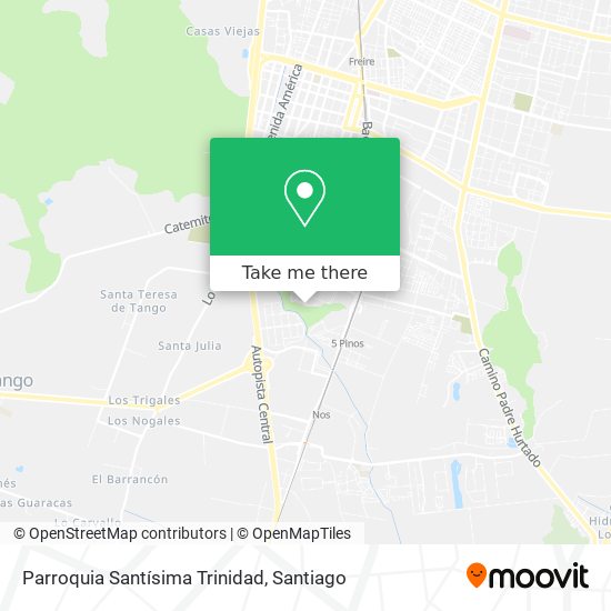Mapa de Parroquia Santísima Trinidad