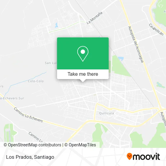 Los Prados map