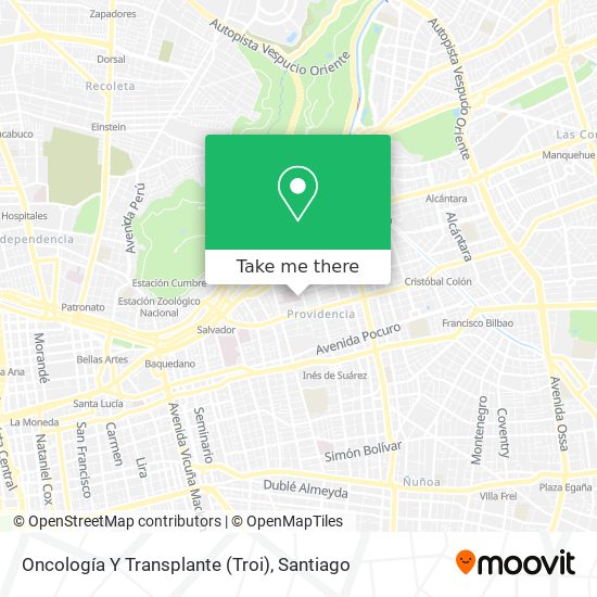 Oncología Y Transplante (Troi) map