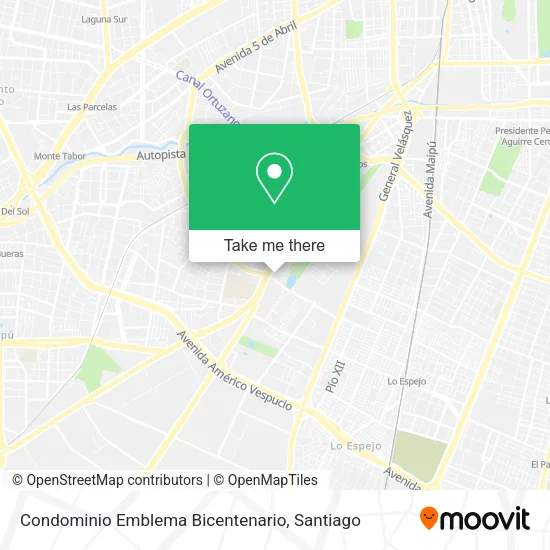 Condominio Emblema Bicentenario map