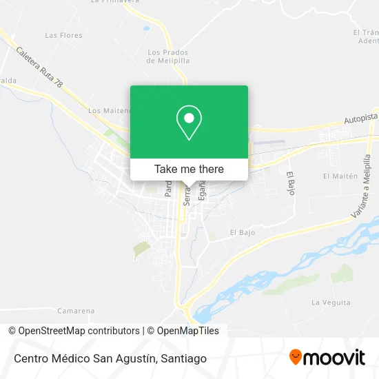 Centro Médico San Agustín map
