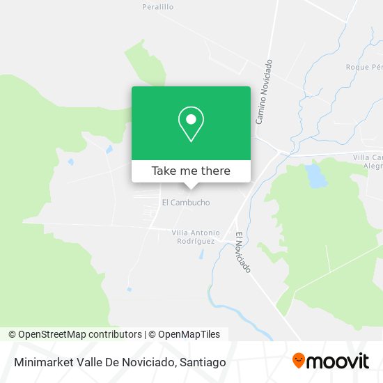Mapa de Minimarket Valle De Noviciado