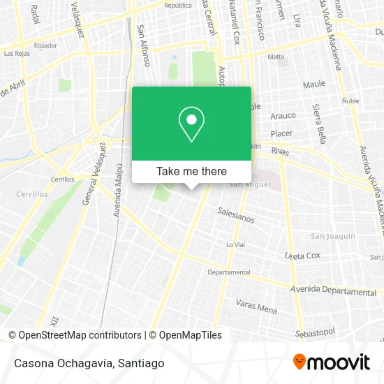 Casona Ochagavía map