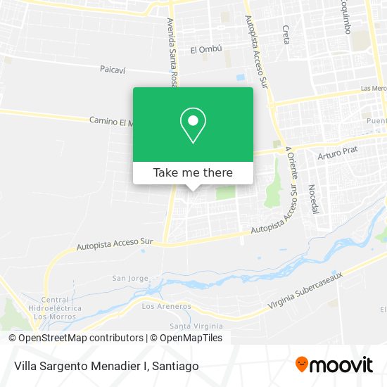 Villa Sargento Menadier I map