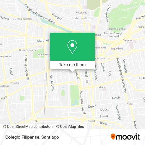 Colegio Filipense map
