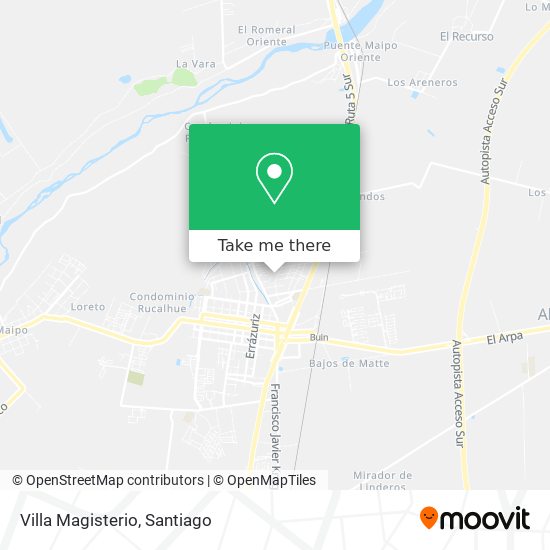 Villa Magisterio map