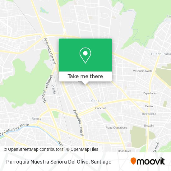 Parroquia Nuestra Señora Del Olivo map