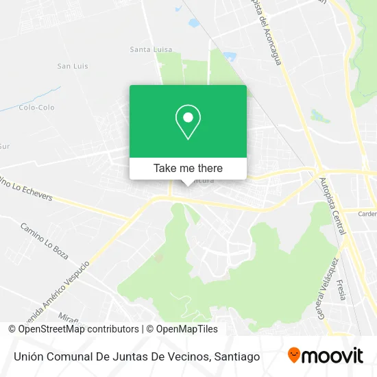 Unión Comunal De Juntas De Vecinos map