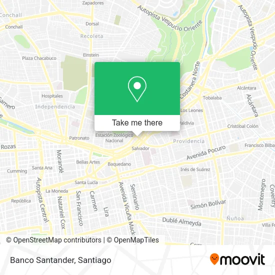 Banco Santander map