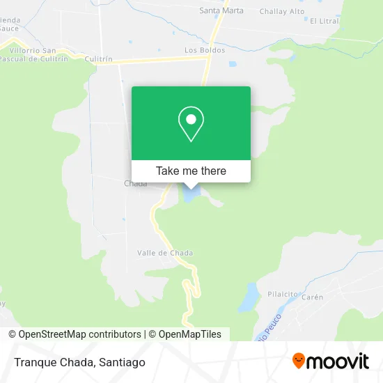 Tranque Chada map