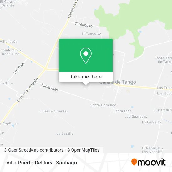 Mapa de Villa Puerta Del Inca
