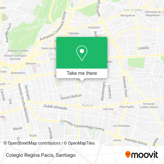Colegio Regina Pacis map