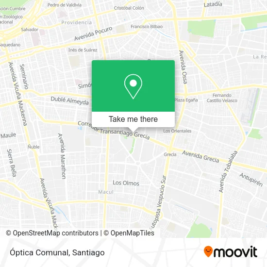Óptica Comunal map