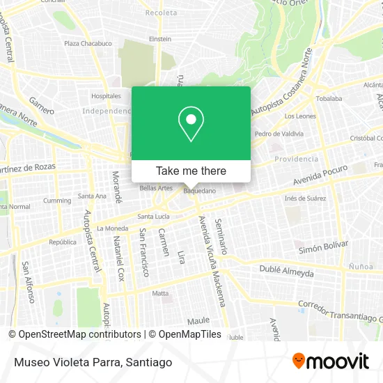 Museo Violeta Parra map