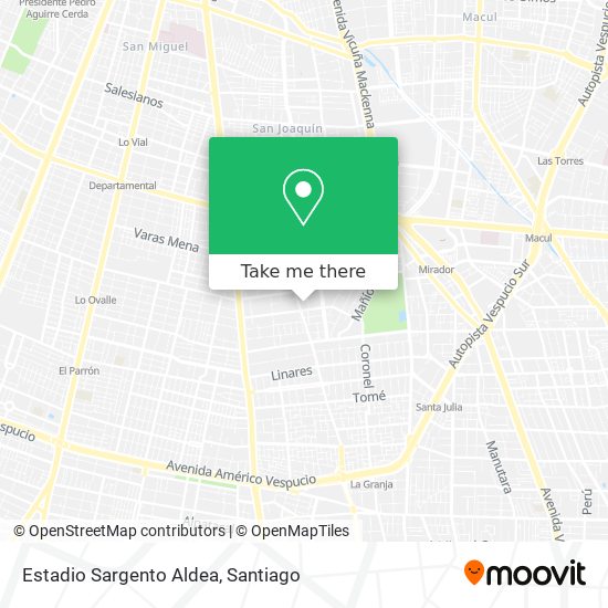 Estadio Sargento Aldea map