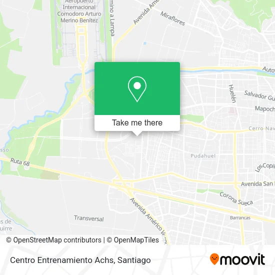Centro Entrenamiento Achs map