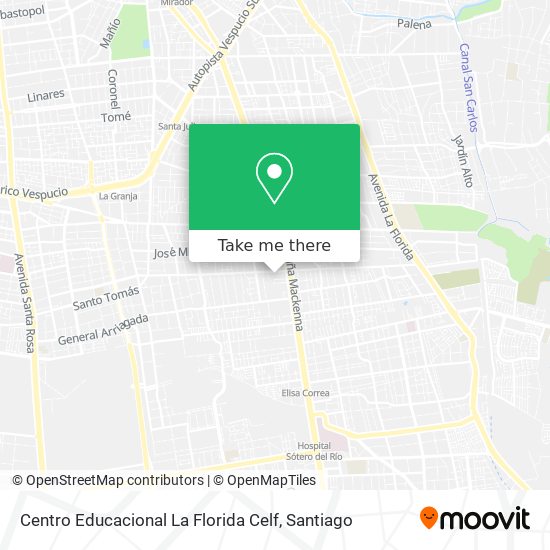 Centro Educacional La Florida Celf map