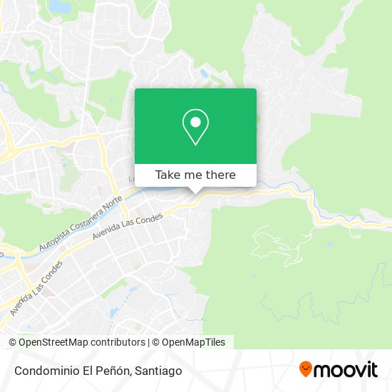 Mapa de Condominio El Peñón