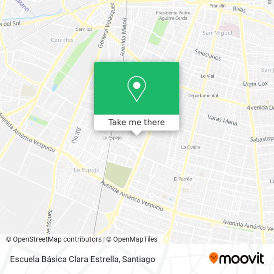 Escuela Básica Clara Estrella map