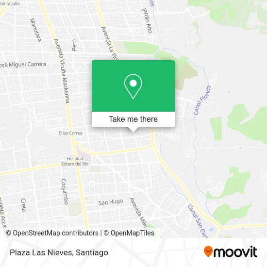 Plaza Las Nieves map