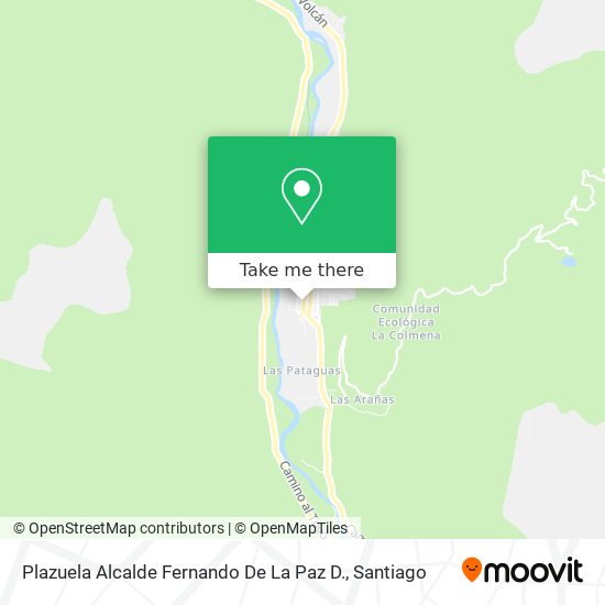 Plazuela Alcalde Fernando De La Paz D. map