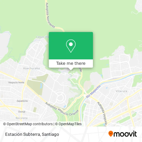 Estación Subterra map